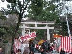 今年の初詣は、おとうさんの実家の近くにある、四条畷神社