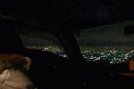 生駒山上からの大阪平野の夜景を見にドライブ
