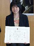 奈良県知事から、でっかい表彰状をいただきました